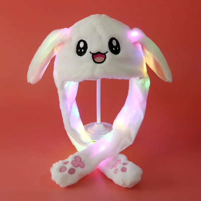 Led Light Plush Rabbit Hat - Image 2