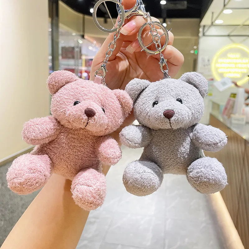 Stuffed Teddy Bear Key Chain - Image 3